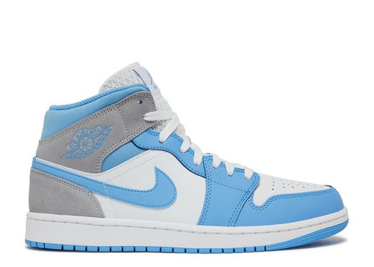 Air Jordan 1 Mid University Blue Grey