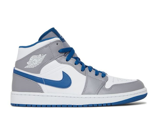 Air Jordan 1 Mid True Blue - House-of-Sneakers