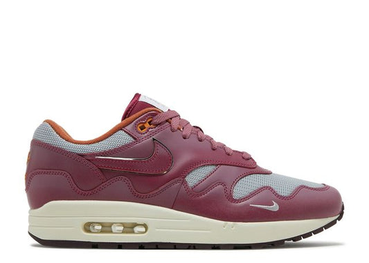 Air Max 1 Patta Waves Rush Maroon (with Bracelet)