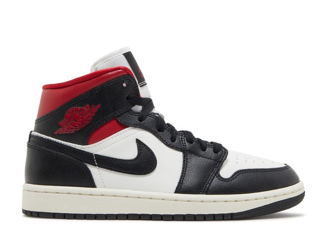 Air Jordan 1 Mid Black Gym Red