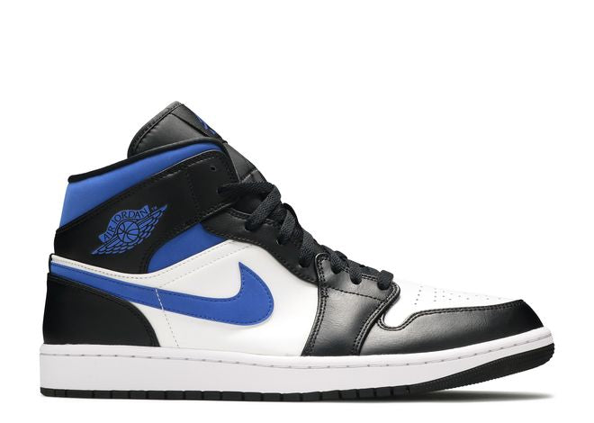 Air Jordan 1 Mid White Black Royal - House-of-Sneakers