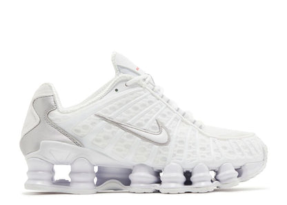 Nike Shox TL Blanco Plata Metálico Naranja Máx.