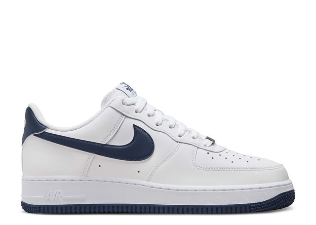 Nike Air Force 1 '07 White Midnight Navy - House-of-Sneakers