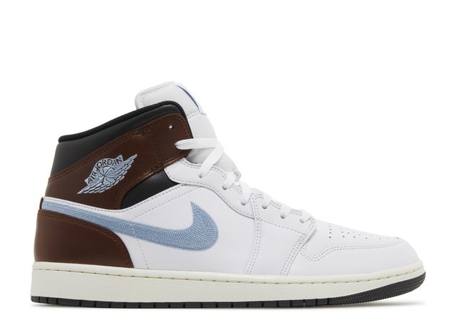 Air Jordan 1 Mid SE Brown Blue Grey - House-of-Sneakers