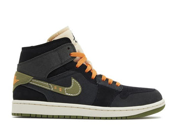 Air Jordan 1 Mid SE Craft Anthracite Light Olive - House-of-Sneakers