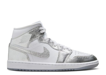 Air Jordan 1 Mid SE Metallic Silver - House-of-Sneakers