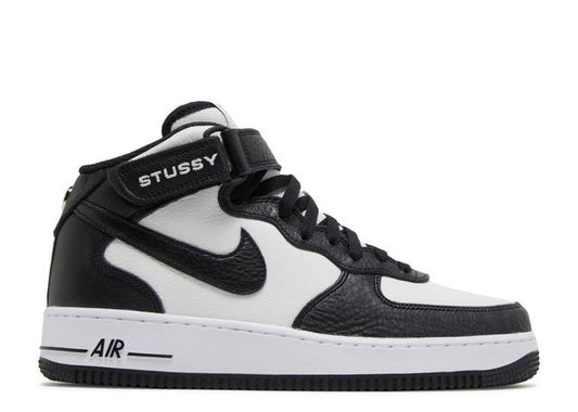 Nike Air Force 1 Mid Stussy Negro hueso claro