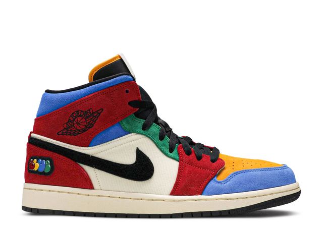 Air Jordan 1 Mid SE Fearless Blue the Great - House-of-Sneakers