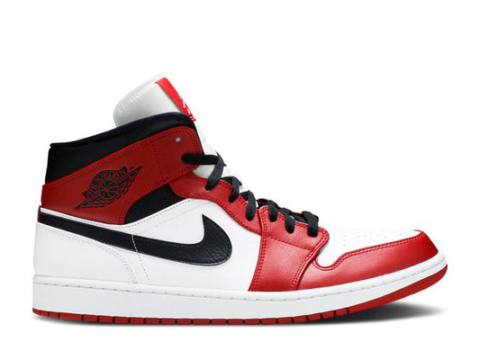 Air Jordan 1 Mid Chicago White - House-of-Sneakers