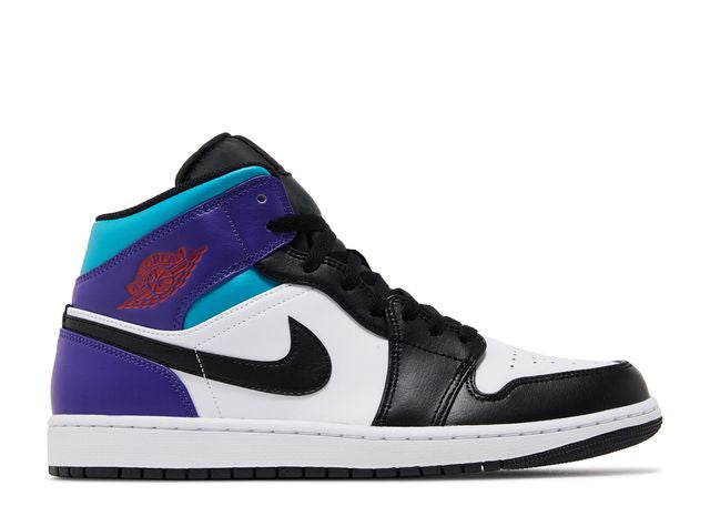 Air Jordan 1 Mid Court Purple Tropical Twist