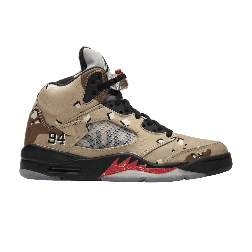 Air Jordan 5 Retro Supreme Pouštní Camo