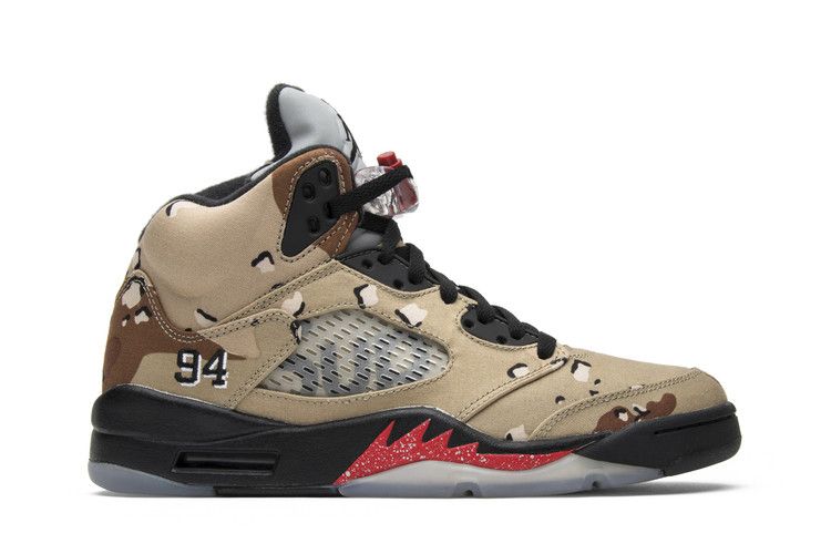 Air Jordan 5 Retro Supreme Desert Camo