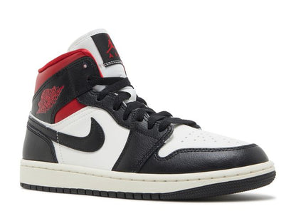 Air Jordan 1 Mid Black Gym Red - House-of-Sneakers