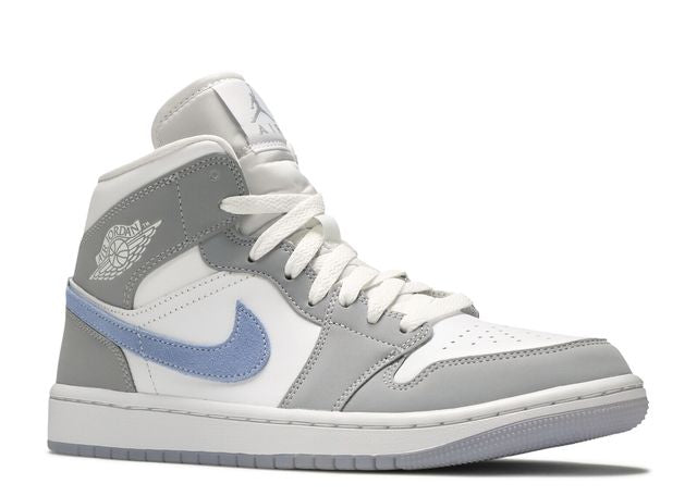 Air Jordan 1 Mid Wolf Grey Aluminum - House-of-Sneakers