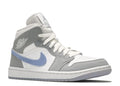 Air Jordan 1 Mid Wolf Grey Aluminum - House-of-Sneakers