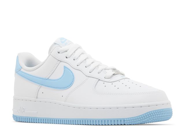 Nike Air Force 1 '07 Weiß Aquarius Blau - House-of-Sneakers