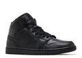 Air Jordan 1 Mid Triple Black - House-of-Sneakers