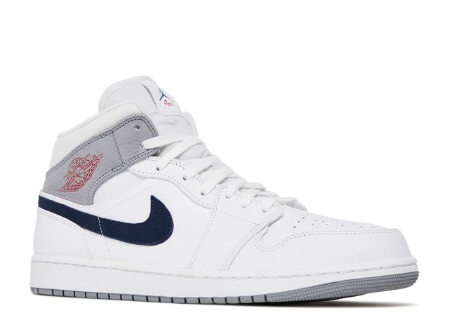 Air Jordan 1 Mid Paris White - House-of-Sneakers