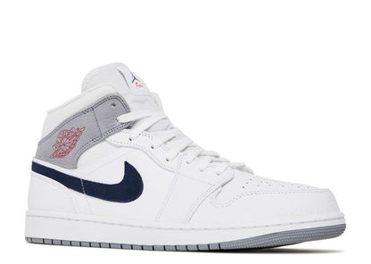 Air Jordan 1 Mid Paris White