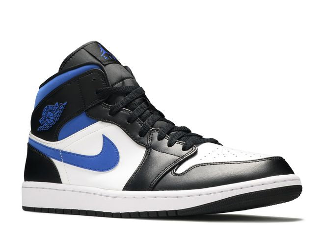 Air Jordan 1 Mid White Black Royal