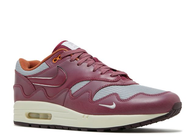 Air Max 1 Patta Waves Rush Maroon