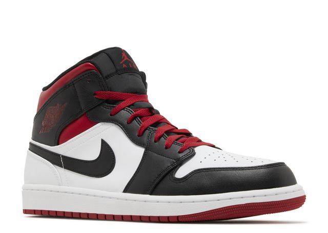 Air Jordan 1 Mid Gym Red Black Toe - House-of-Sneakers
