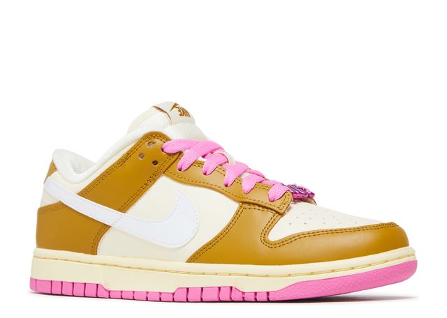 Nike Dunk Low SE Just Do it Bronzine Pink