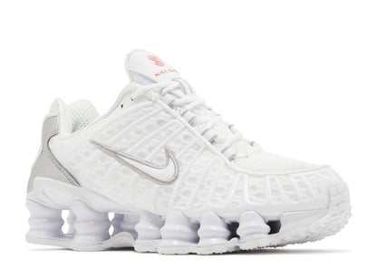 Nike Shox TL Blanco Plata Metálico Naranja Máx.