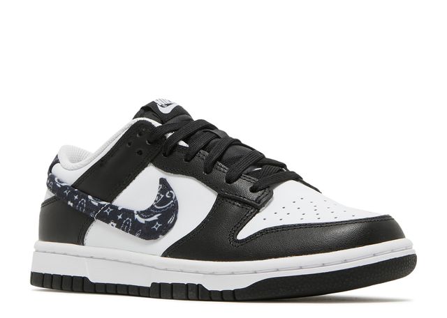 Nike Dunk Low Essential Paisley Pack Schwarz