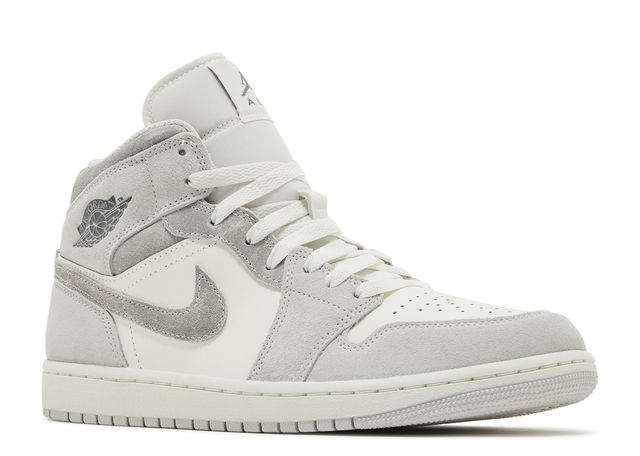 Air Jordan 1 Mid SE Neutral Grey Sail - House-of-Sneakers