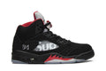 Air Jordan 5 Retro Supreme Black - Air Jordan Sneaker, Detailansicht 2