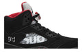 Air Jordan 5 Retro Supreme Black - Air Jordan Sneaker, Detailansicht 3