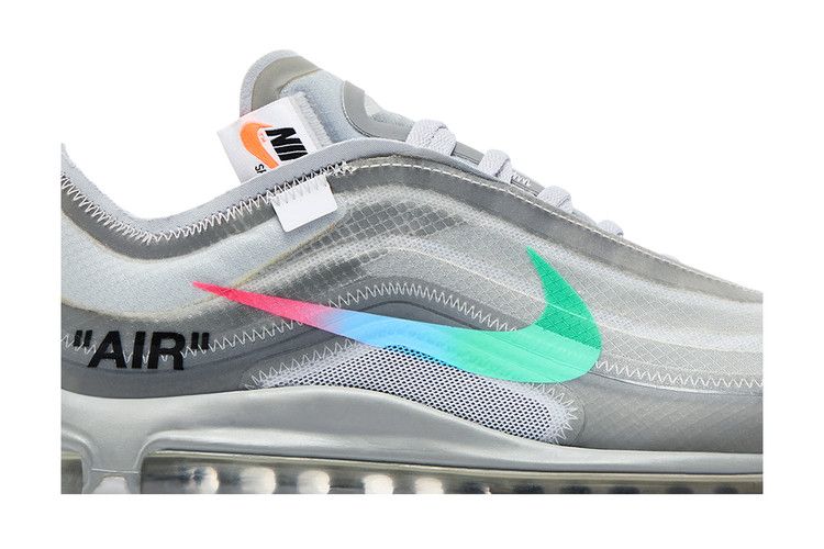 Off-White x Nike Air Max 97 Menta - Nike Sneaker, Detailansicht 4