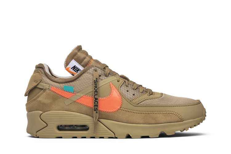 Off-White x Nike Air Max 90 Desert Ore - Nike Sneaker, Detailansicht 2