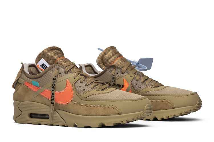 Off-White x Nike Air Max 90 Desert Ore - Nike Sneaker, Detailansicht 9