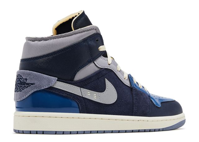 Air Jordan 1 Mid SE Craft Obsidian French Blue Ashen Slate White