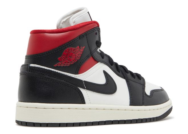 Air Jordan 1 Mid Black Gym Red - House-of-Sneakers