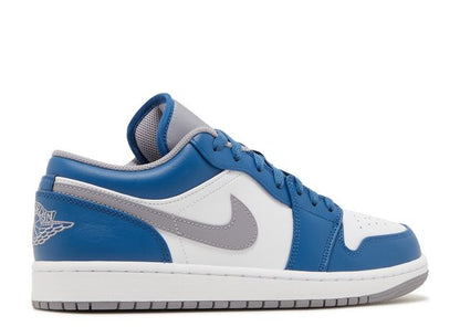 Air Jordan 1 Low True Blue Cement - House-of-Sneakers