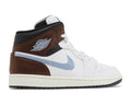 Air Jordan 1 Mid SE Brown Blue Grey - House-of-Sneakers