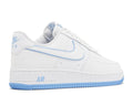 Nike Air Force 1 '07 Low White University Blue Sole - House-of-Sneakers