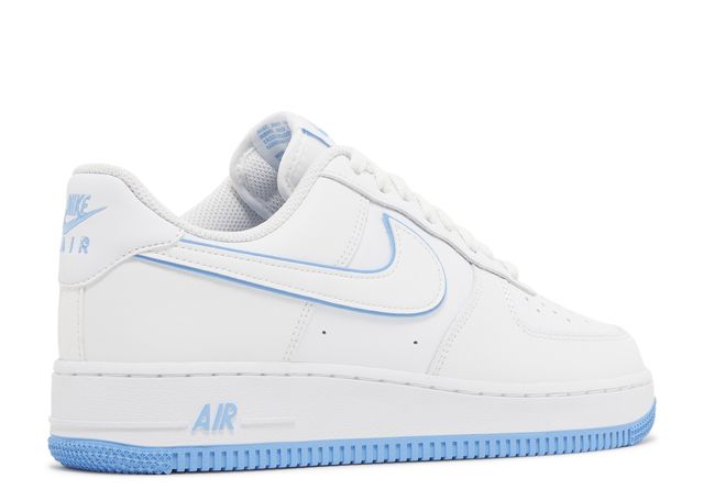 Nike Air Force 1 '07 Low White University Blue Sole