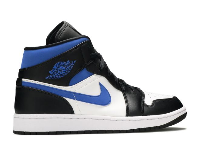 Air Jordan 1 Mid White Black Royal - House-of-Sneakers