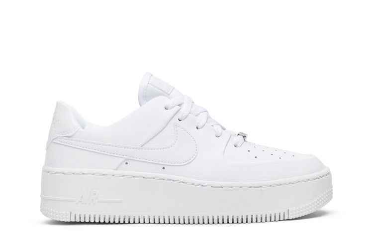 Nike Air Force 1 Sage Low Triple White - Nike Sneaker, Detailansicht 2