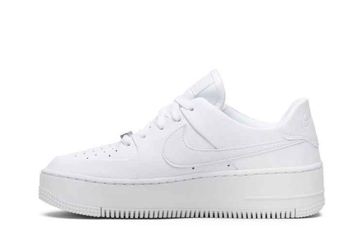 Nike Air Force 1 Sage Low Triple White - Nike Sneaker, Detailansicht 4