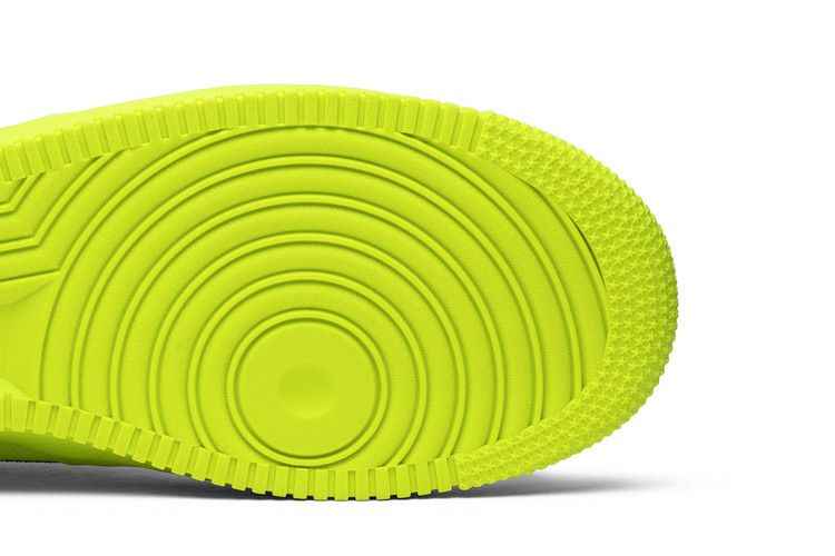 Nike Air Force 1 Low Off-White Volt - Nike Sneaker, Detailansicht 6