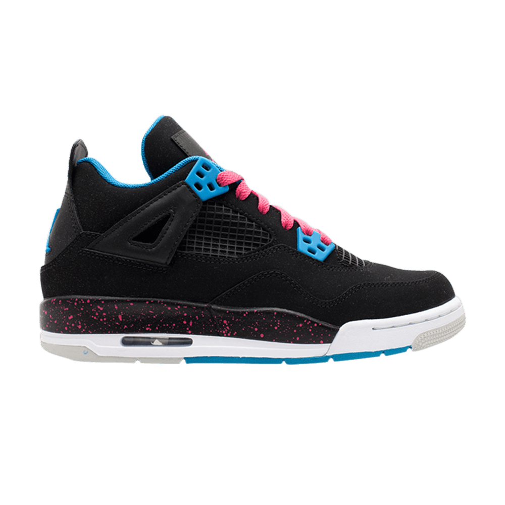 Air Jordan 4 Retro GS Black Vivid Pink - Air Jordan Sneaker