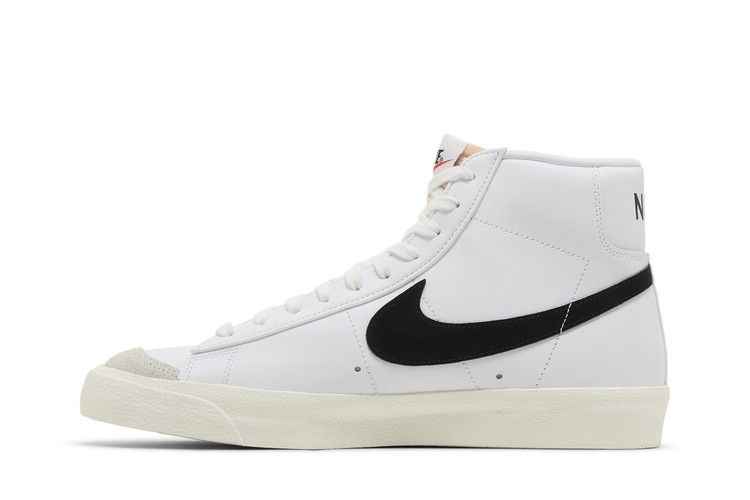 Nike Blazer Mid 77 Vintage White Black - Nike Sneaker, Detailansicht 4