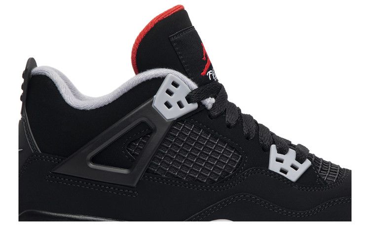Air Jordan 4 Retro OG GS Bred 2019 - Air Jordan Sneaker, Detailansicht 4
