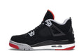Air Jordan 4 Retro OG GS Bred 2019 - Air Jordan Sneaker, Detailansicht 5