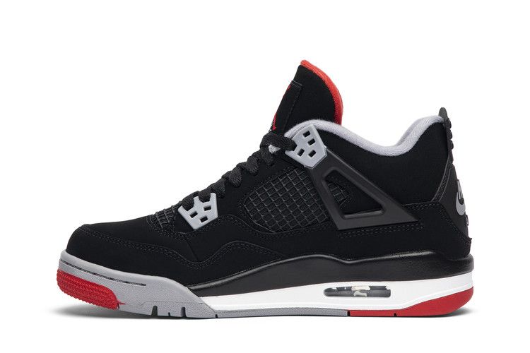Air Jordan 4 Retro OG GS Bred 2019 - Air Jordan Sneaker, Detailansicht 5